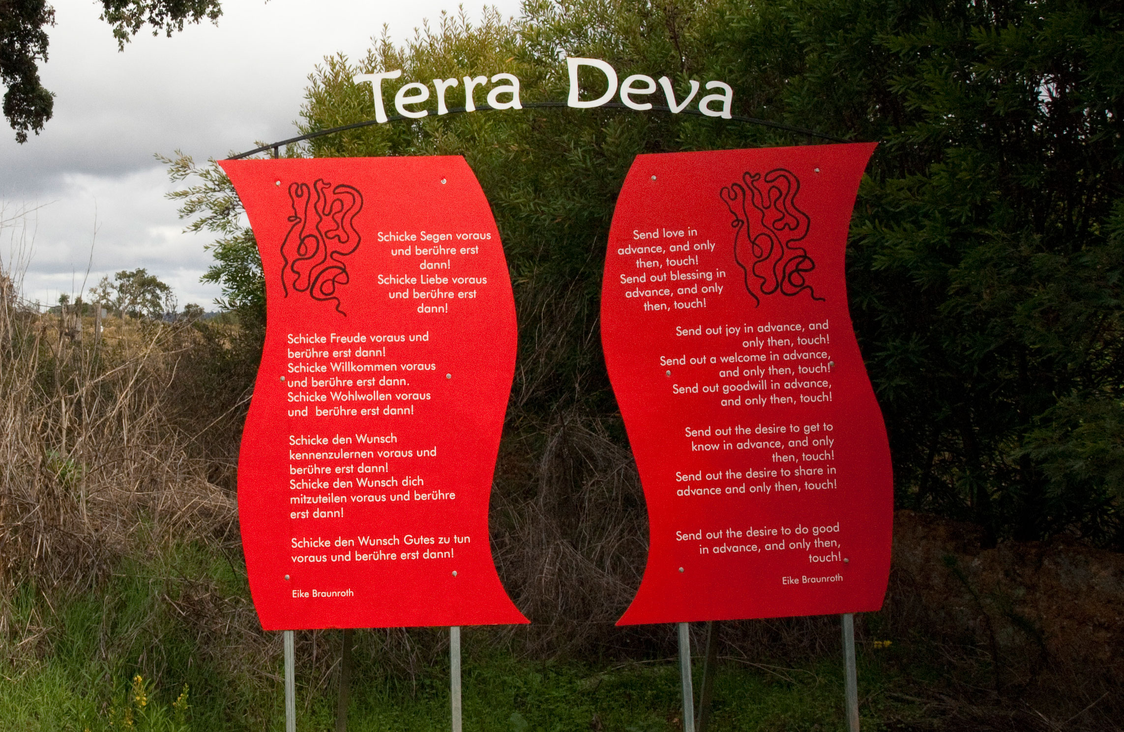 Terra Deva Entrance - Send Love Ahead and Touch Only Then